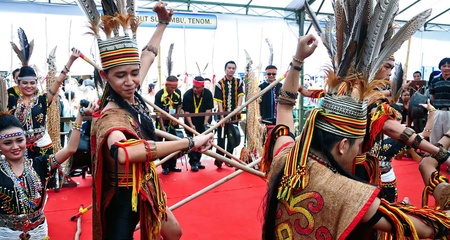Murut Magunatip Bamboo Dance