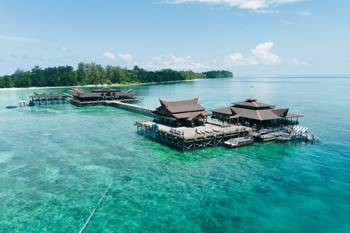 The One Mantanani Water Villa Day Trip with Unlimited Snorkeling & Water Activities