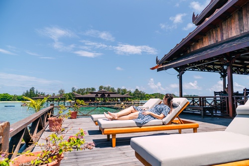 The One Mantanani Water Villa Day Trip with Unlimited Snorkeling & Water Activities