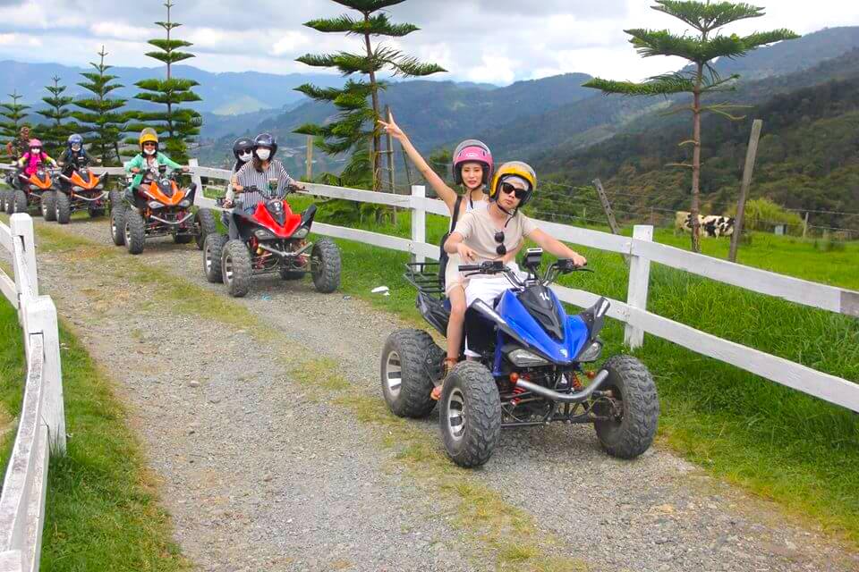 Double rider ATV is available for those who want to share a bike.
