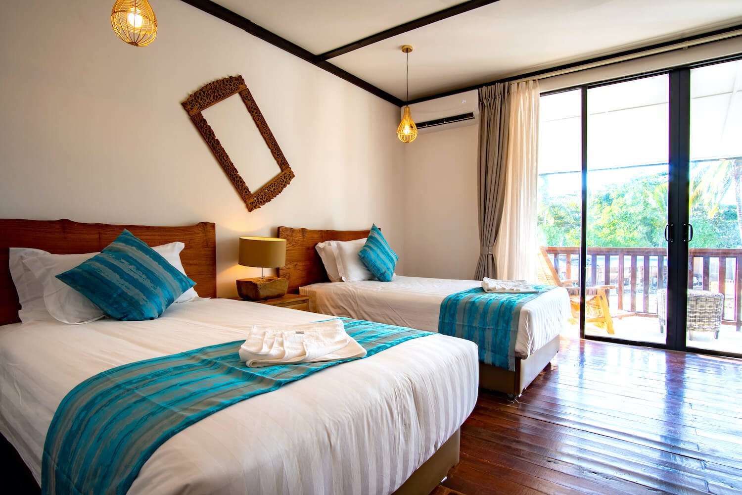 Stay in this luxury accommodation after a fun-filled day exploring underwater.