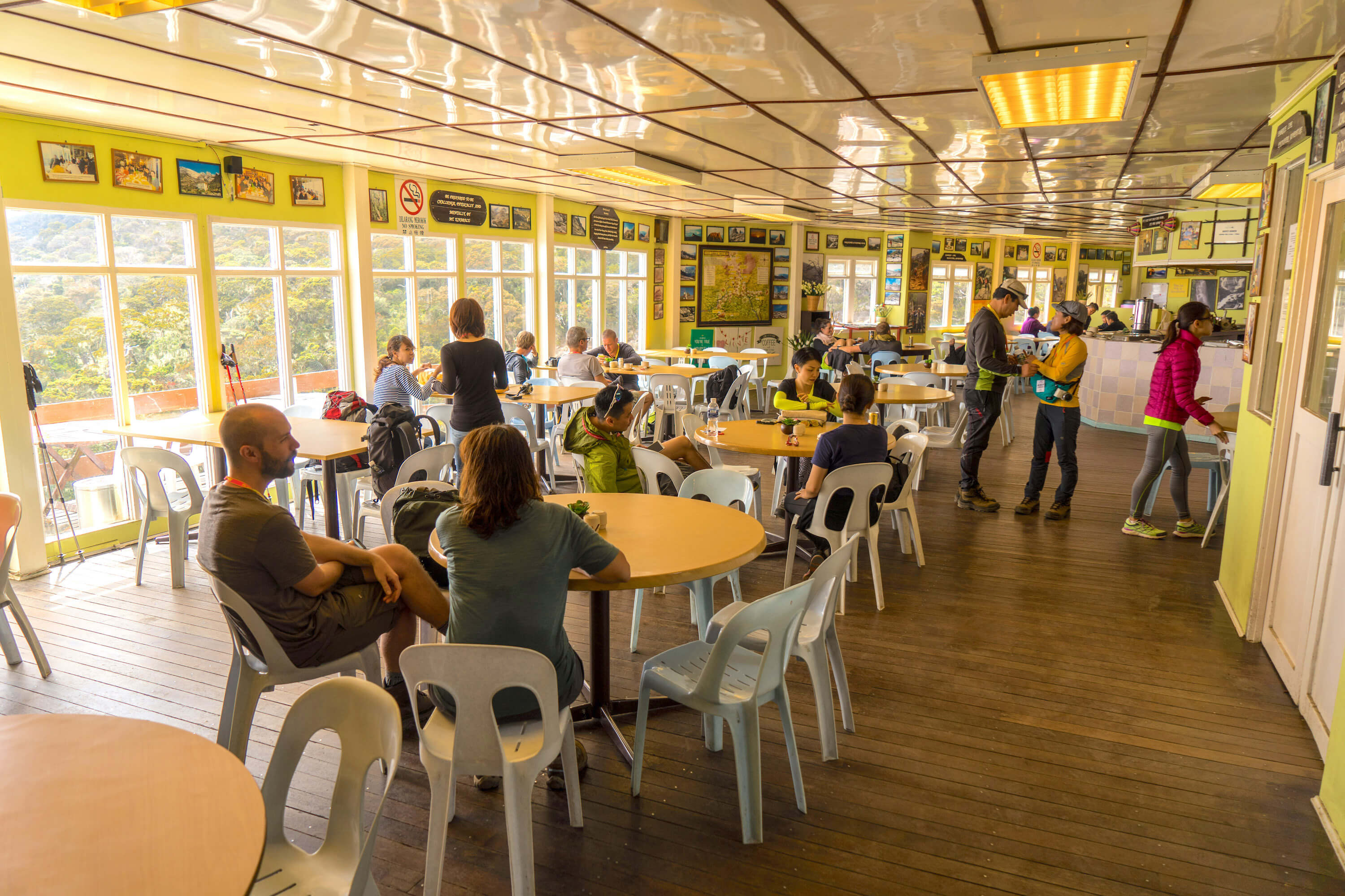 Hot meals available during dinner, supper and breakfast.