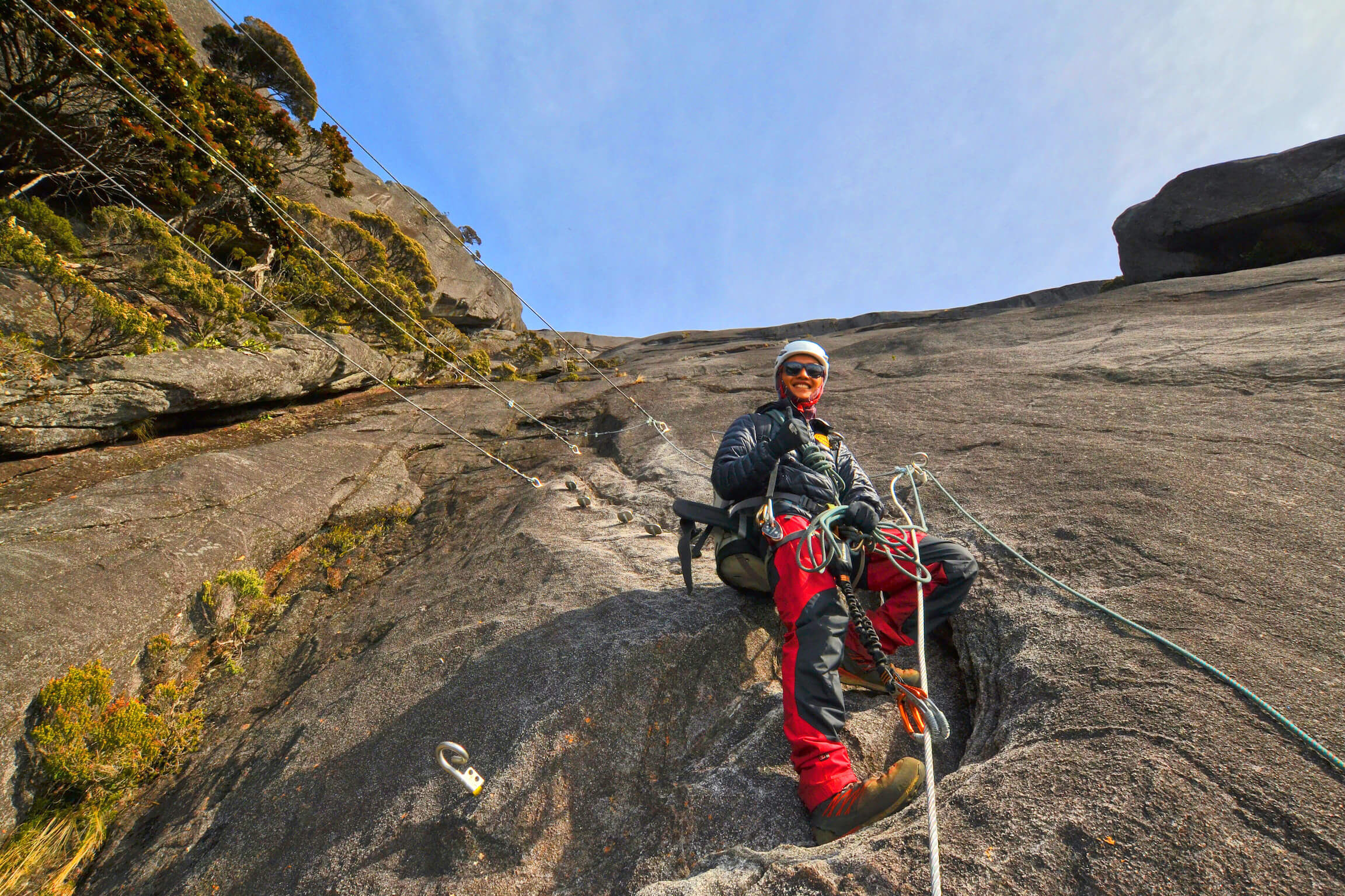 Up your game with this Via Ferrata challenge on your Mount Kinabalu climb trip.