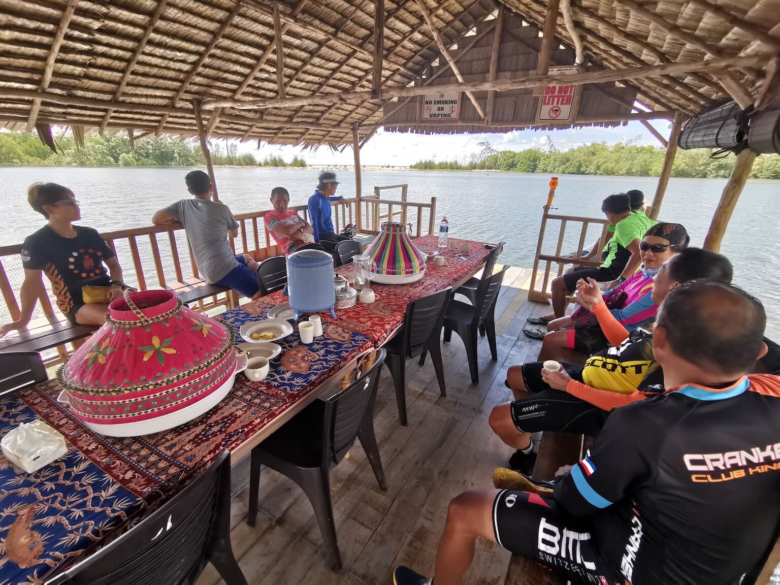 Enjoy a local-style lunch on boat with a view of the pristine mangrove forest.